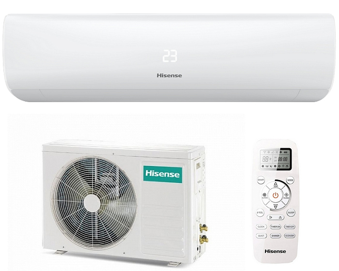 Сплит-система Hisense  Zoom DC AS-07UW4RYRKB00 Inverter комплект (белый)