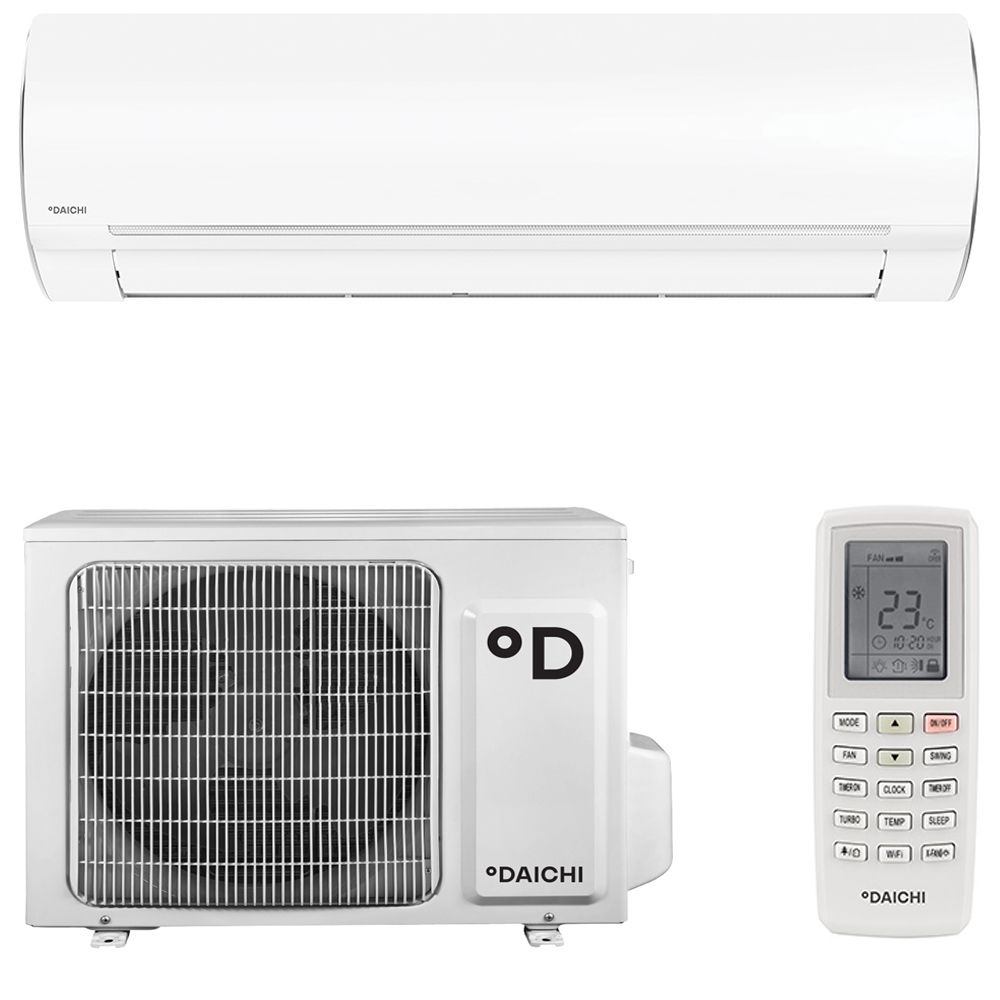 Сплит-система Daichi O2 O225AVQS1R-1/O225FVS1R-1 Inverter комплект (белый)