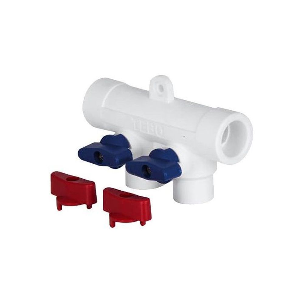 Коллектор TEBO бел. PP-R 40x20х5 вых. универсальный (2/8), арт. 030091274