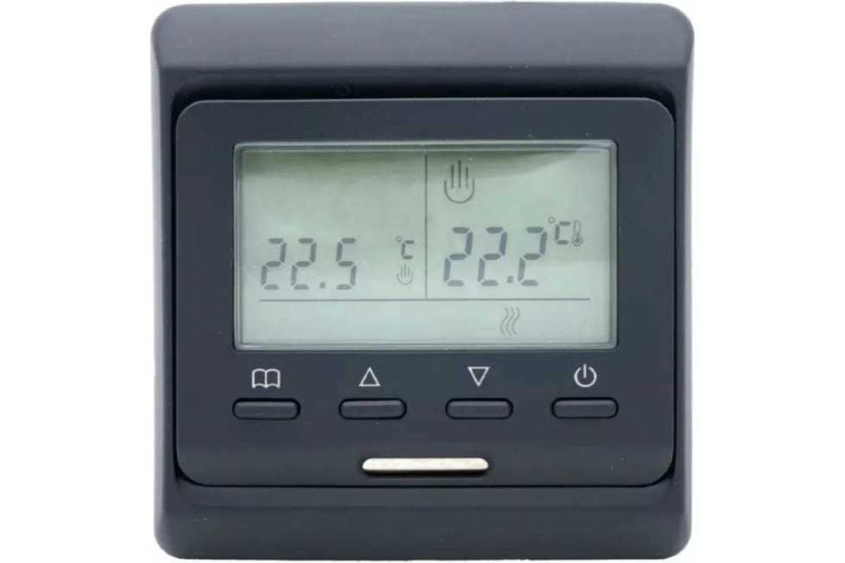 Терморегулятор встраиваемый Eastec E 51.716 black (чёрный)
