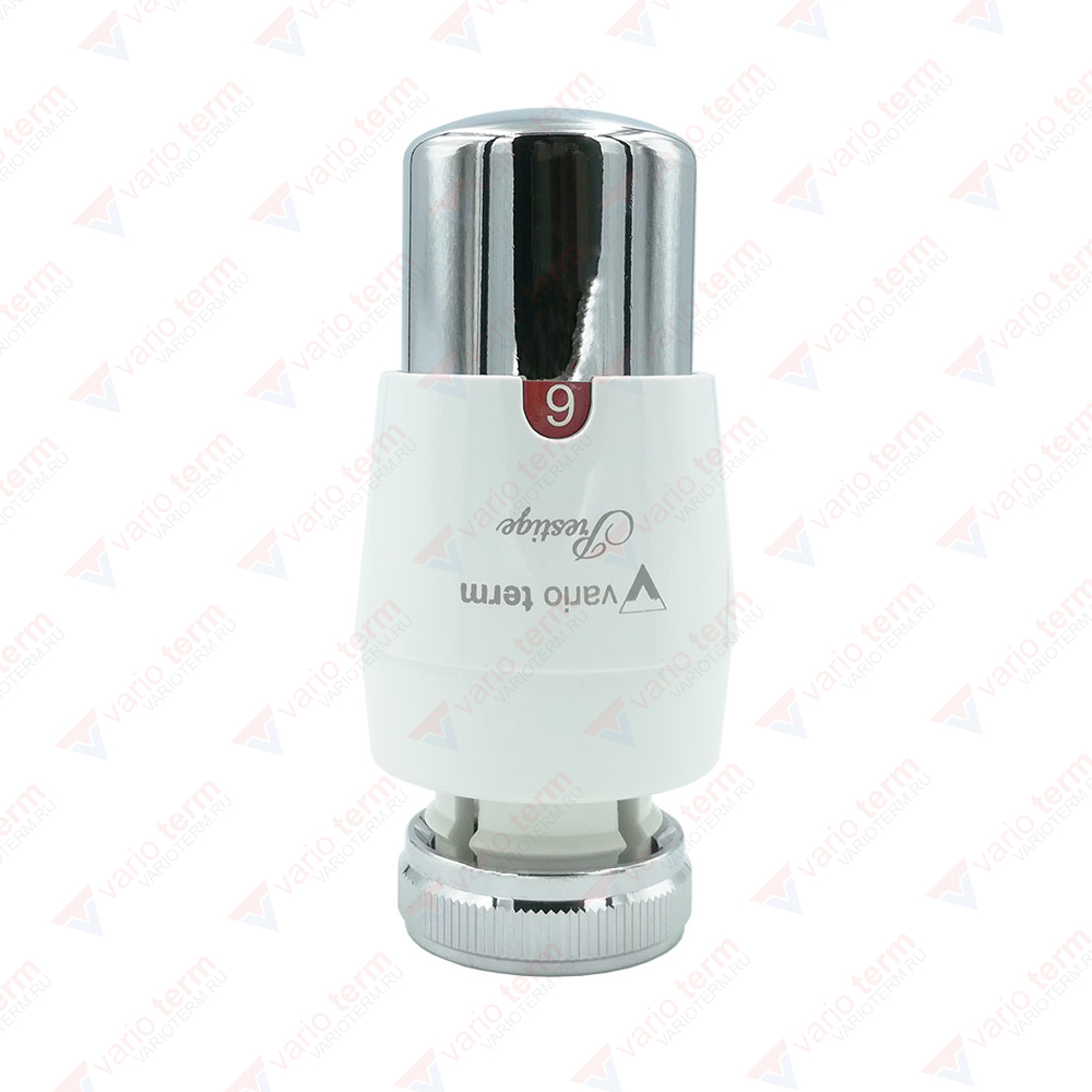Термостатическая головка VarioTerm Prestige GS.03 стандарт RTD 000M637A001 (белый/хром)