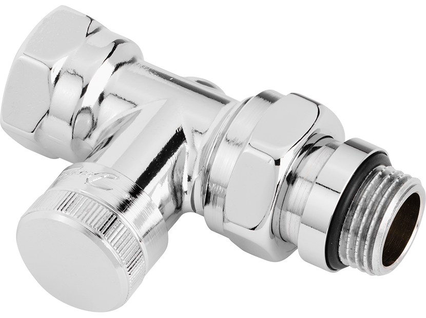 Клапан запорный DANFOSS RLV-CX, DN 15, прямой, хромированный