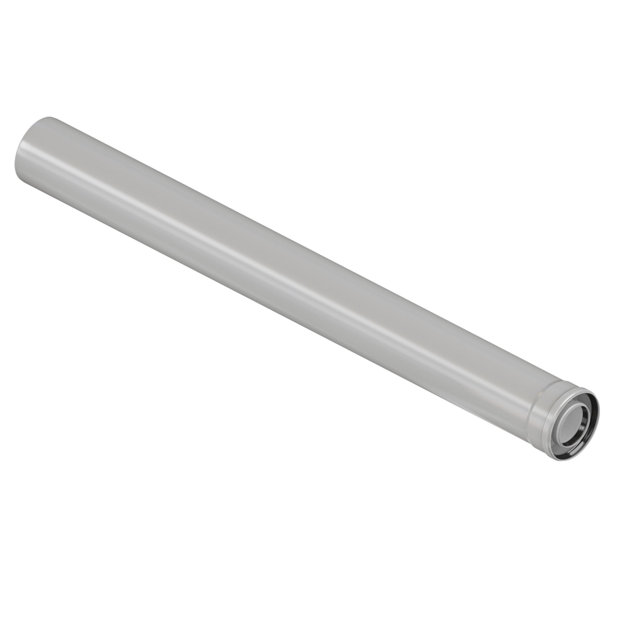 Удлинитель коаксиального дымохода раструбн. Royal Thermo 60/100, 1000 мм для конденсационных котлов