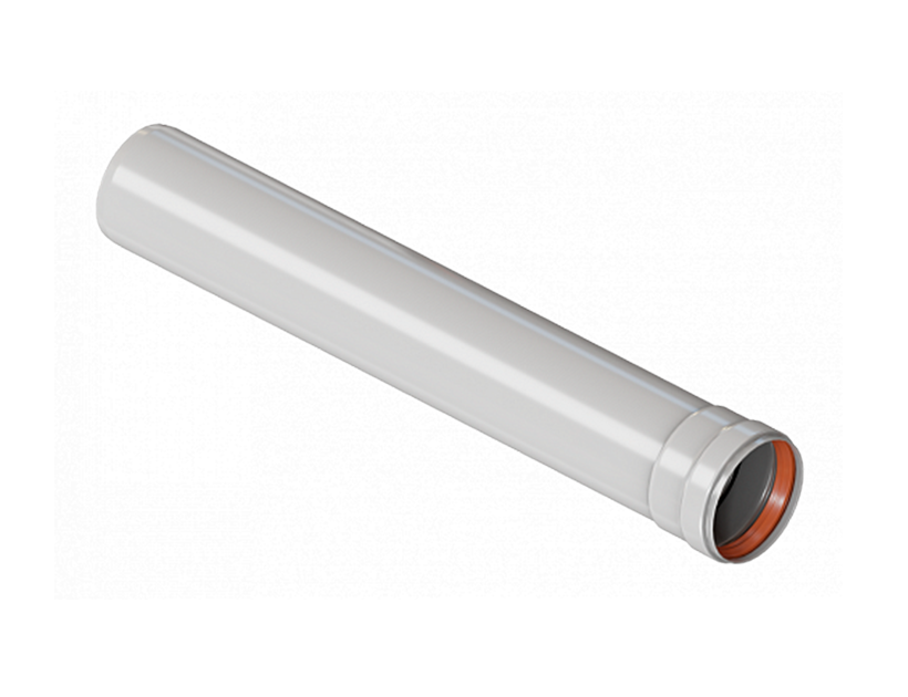 Удлинитель раздельного дымохода раструбн. Royal Thermo диам. 80, 500 мм