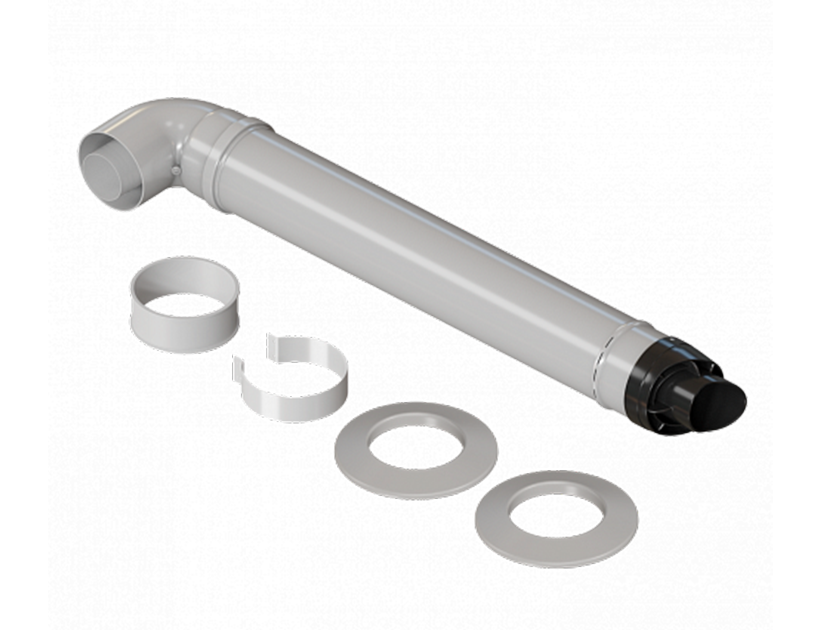Комплект Royal Thermo: дымоход коаксиальный 80/125 универсальный, для конденсационных котлов