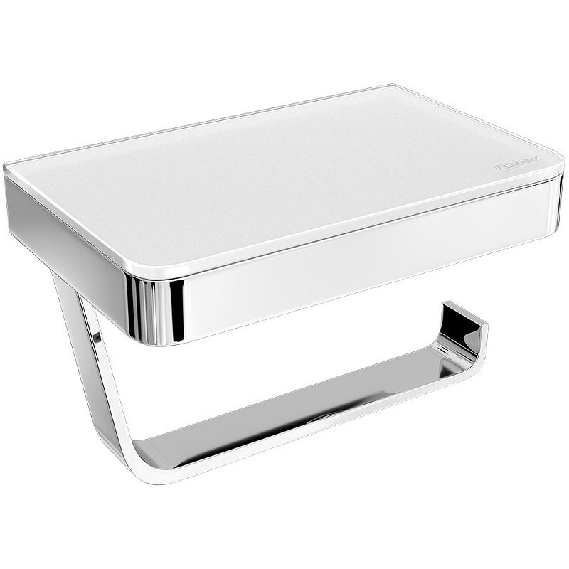 Бумагодержатель Lemark Glass Line 9721028 (хром)