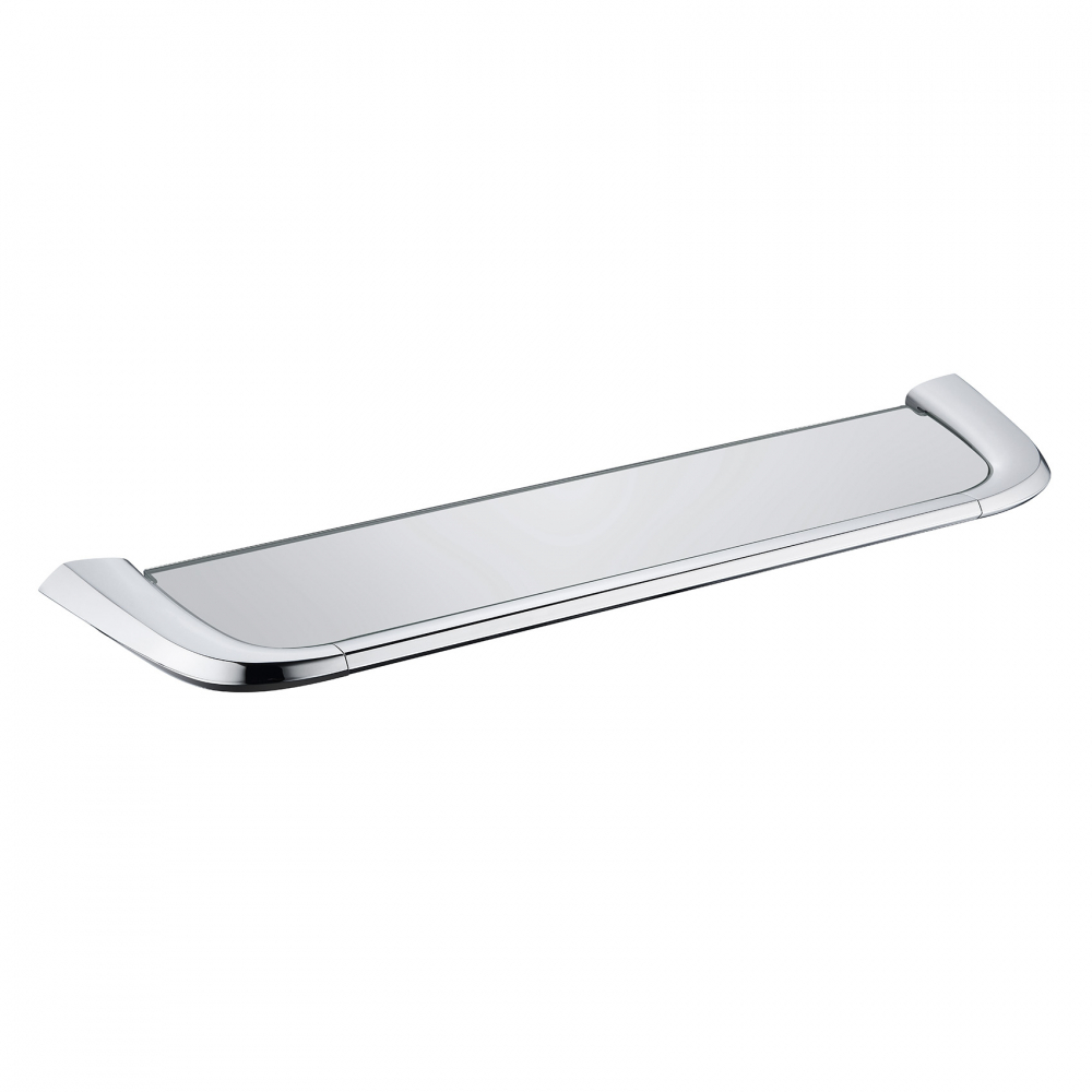 Полка стеклянная Abber Nord AA1555 495*125 мм (хром)