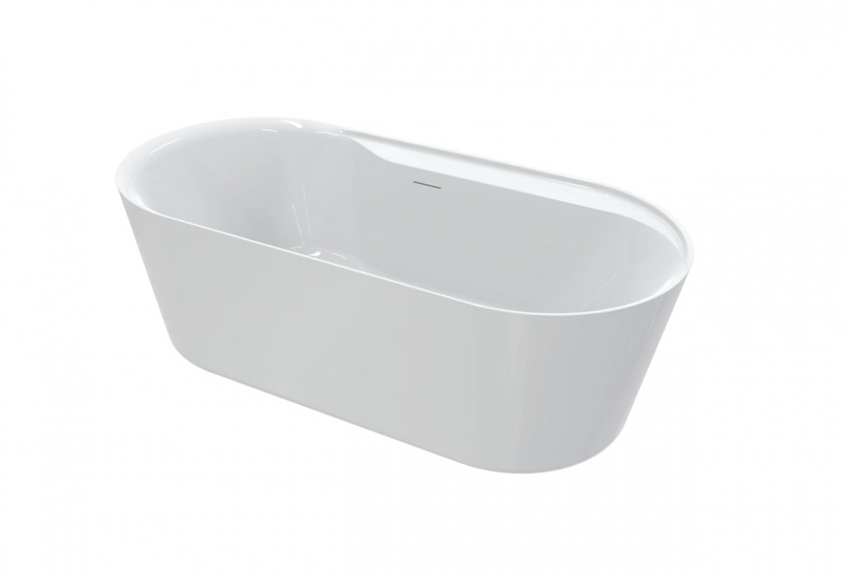 Ванна акриловая AQUAme AQM3505GW-R 180*85 см (белый) R