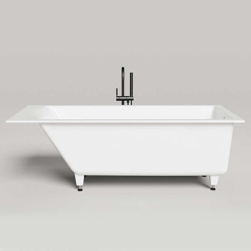 Ванна из литьевого мрамора Salini Cascata S-Sense 170*75 см (белый матовый)