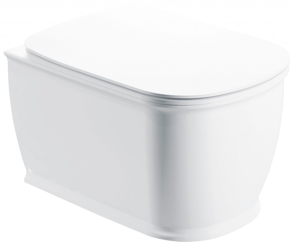 Подвесной унитаз Belbagno PRADO BB10150CH безободковый (белый)