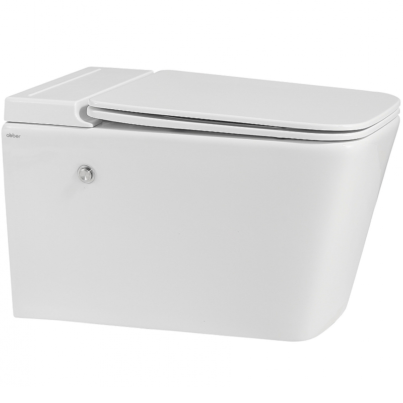 Подвесной унитаз Abber Rechteck AC1202P (белый)