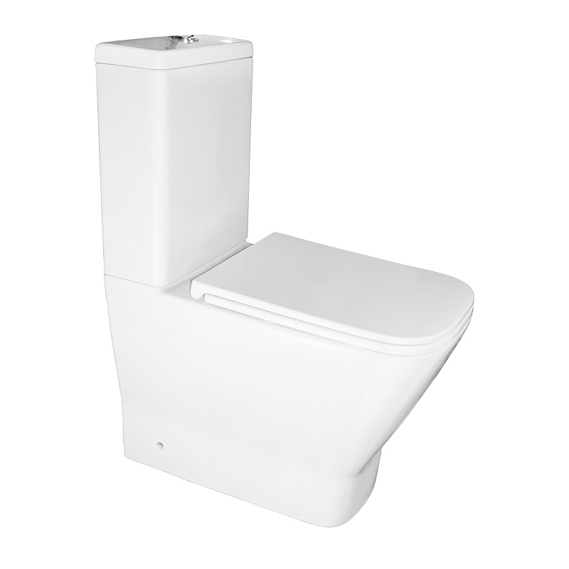 Унитаз-компакт Azario Joy AZ-2168-UQ3 безободковый (белый)