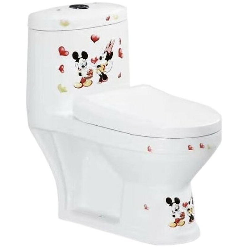 Унитаз-компакт SantiLine SL-5015 безободковый (белый)