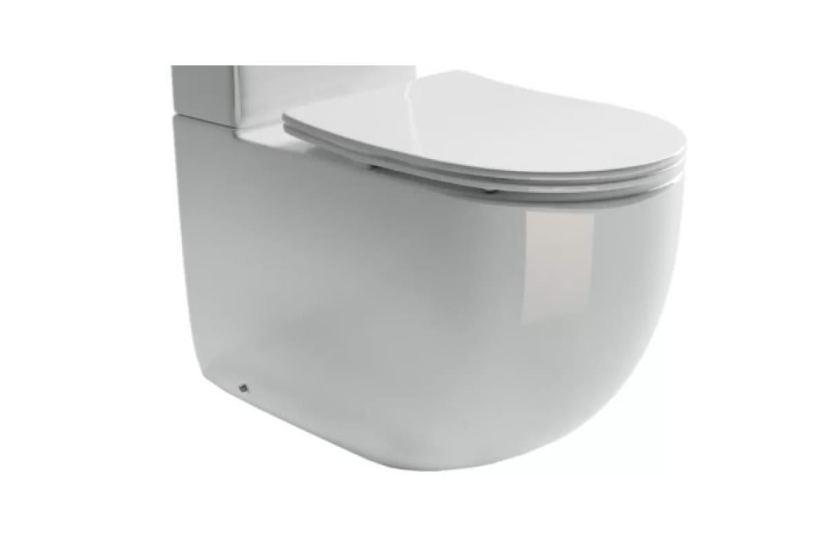 Напольный унитаз Ceramica Nova Metropol CN4001-B безободковый (белый) чаша