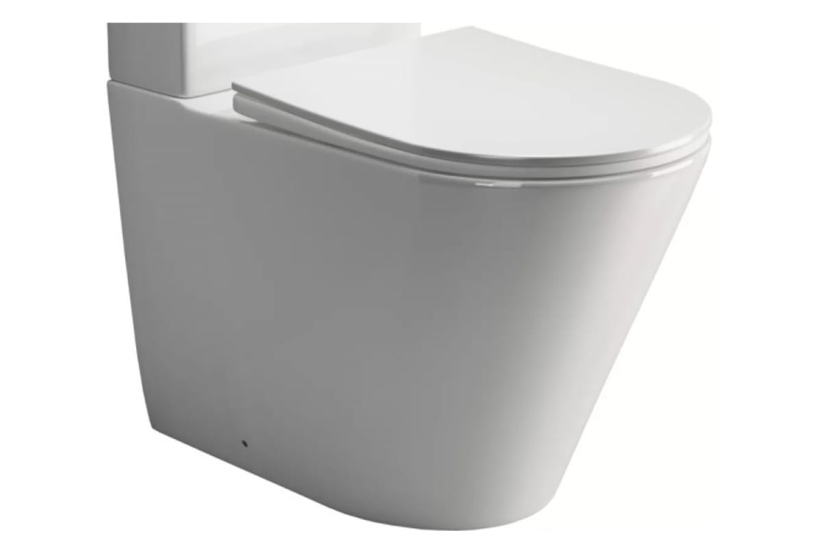 Напольный унитаз Ceramica Nova Highlight Rimless CN1802-B безободковый (белый) чаша