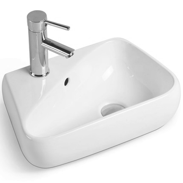 Раковина подвесная SantiLine SL-2017R 450*275 мм (белый)