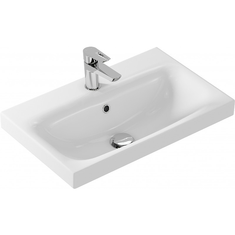 Раковина Velvex Moduo slim 600*385 мм (белый)