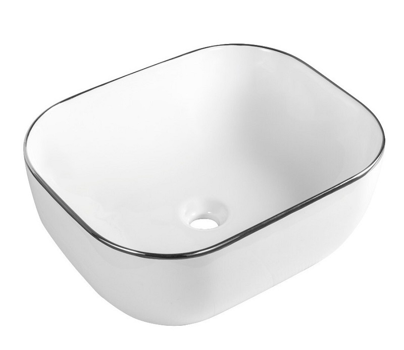Раковина CeramaLux D1302H011 500*400 мм (белый)