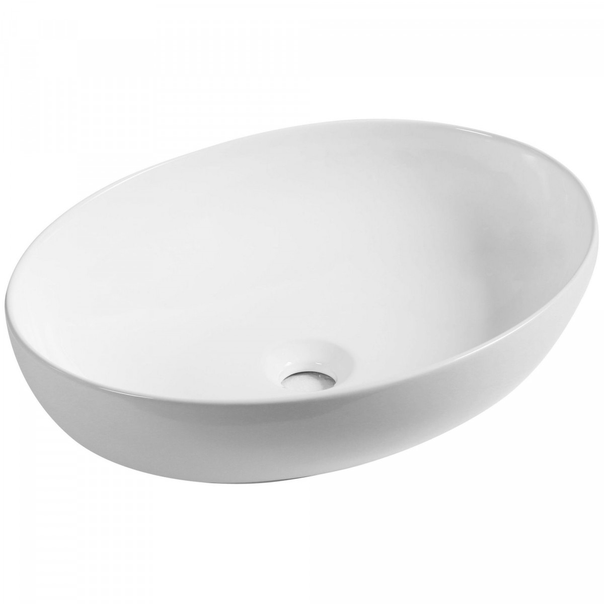 Раковина накладная Milleau Nuage MU0019-GW 515*395 мм (белый)