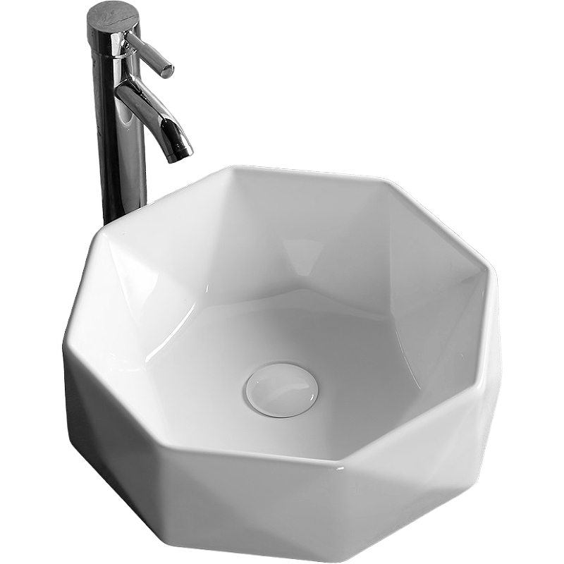 Раковина накладная Cerutti SPA CR0057 420*420 мм (белый)
