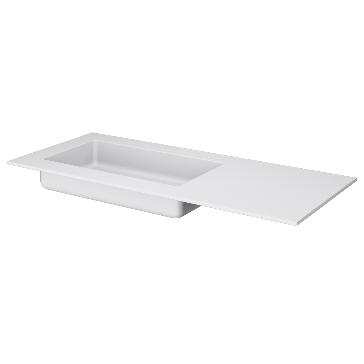 Раковина ArmadiArt Quatro 793-120-W-L 1210*520 мм (белый) L