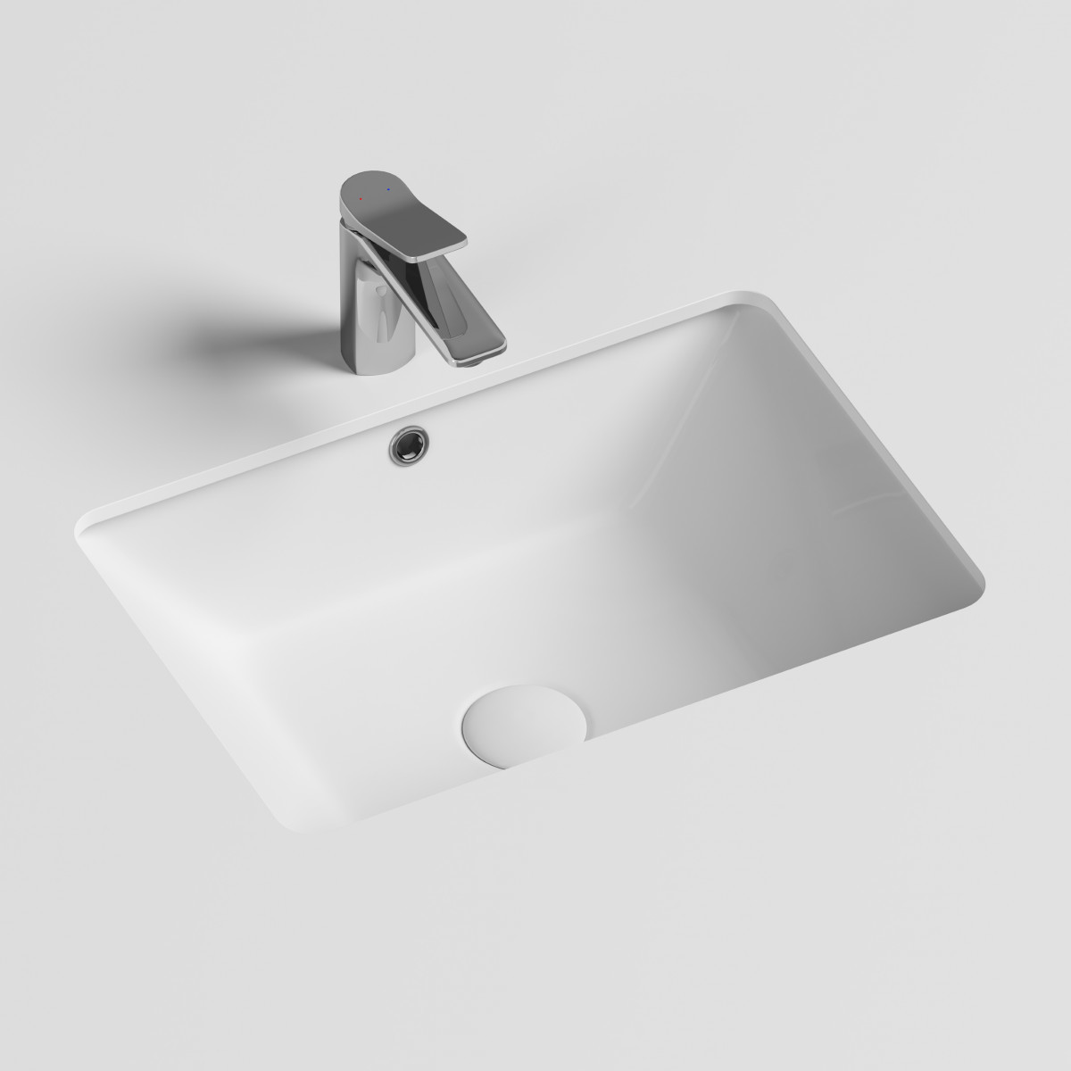Раковина встраиваемая Ceramica Nova Element CN6045 550*400 мм (белый)