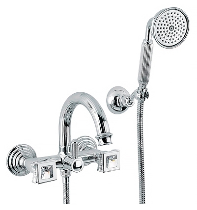 Смеситель для ванны с душем Cezares OLIMP-VD-01-Sw (хром)