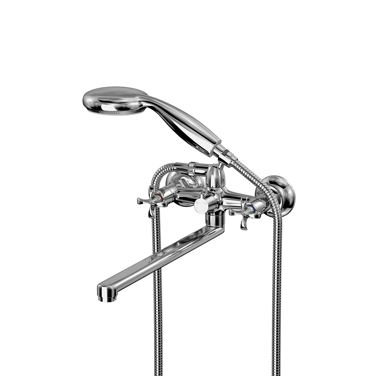 Смеситель для ванны с душем Lemark Flora LM0152C (хром)