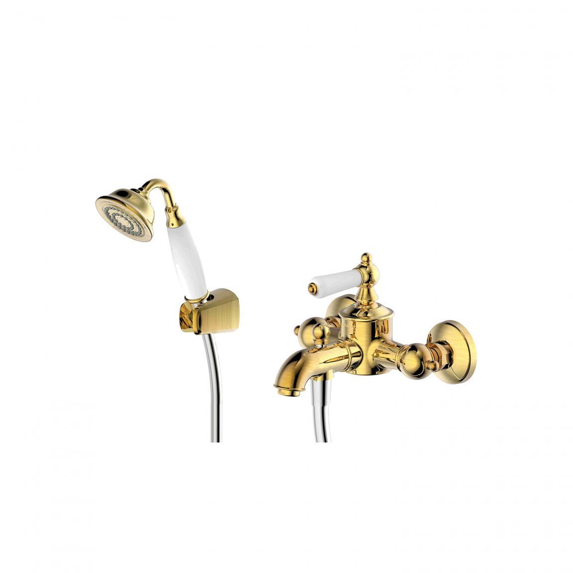 Смеситель для ванны Bravat Art F675109U-B1-RUS (бронза)