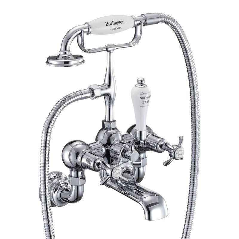 Смеситель для ванны с душем Burlington Regent ANR17A-QT (хром)