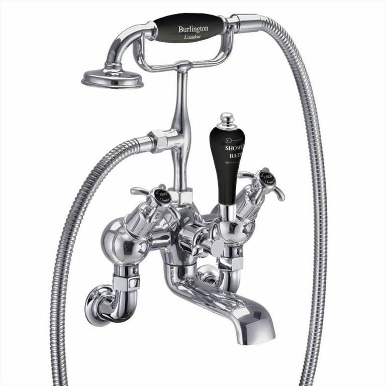 Смеситель для ванны с душем Burlington AN21-QT BLA (хром)