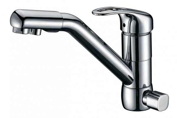 Смеситель для кухни  ZorG ZR 400 KF-12 (хром)