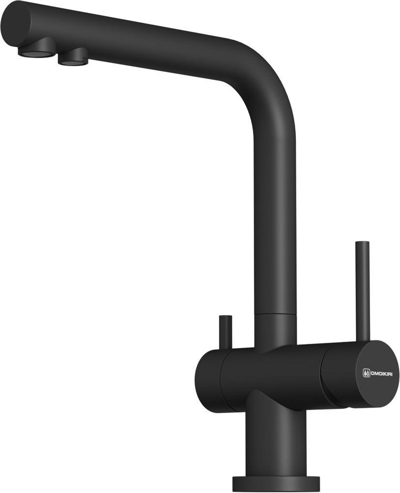Смеситель для кухни Omoikiri Nagano P BL 4974047 (чёрный)