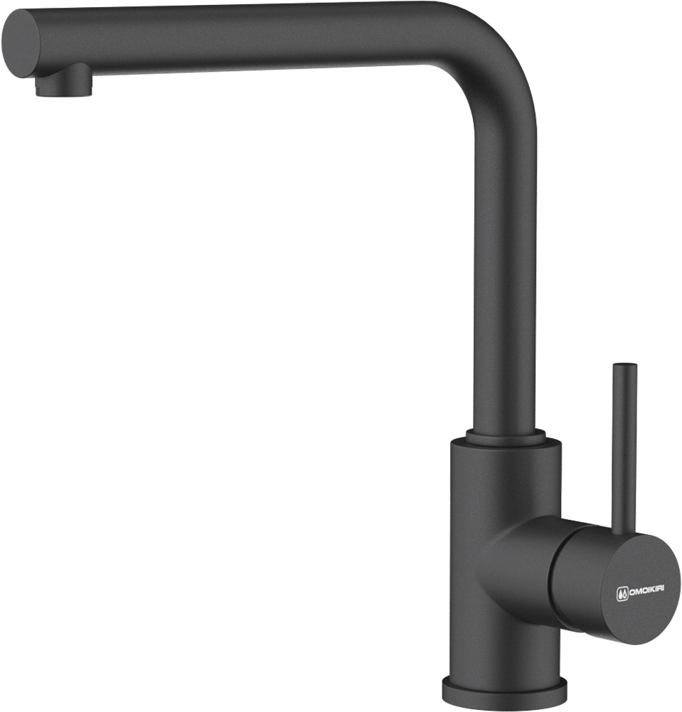 Смеситель для кухни Omoikiri Nakagawa P BL 4974307 (чёрный)