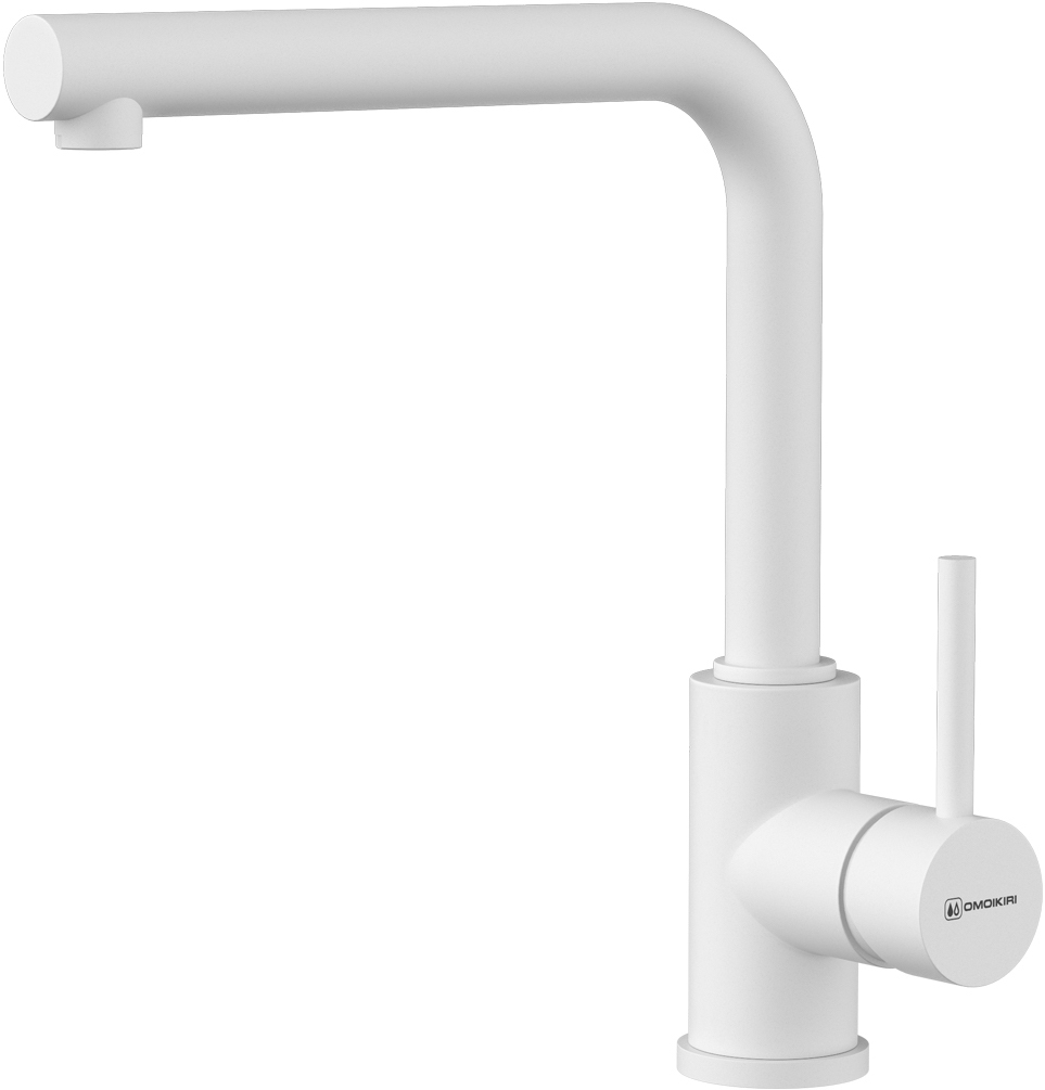 Смеситель для кухни Omoikiri Nakagawa P WH 4974310 (белый)