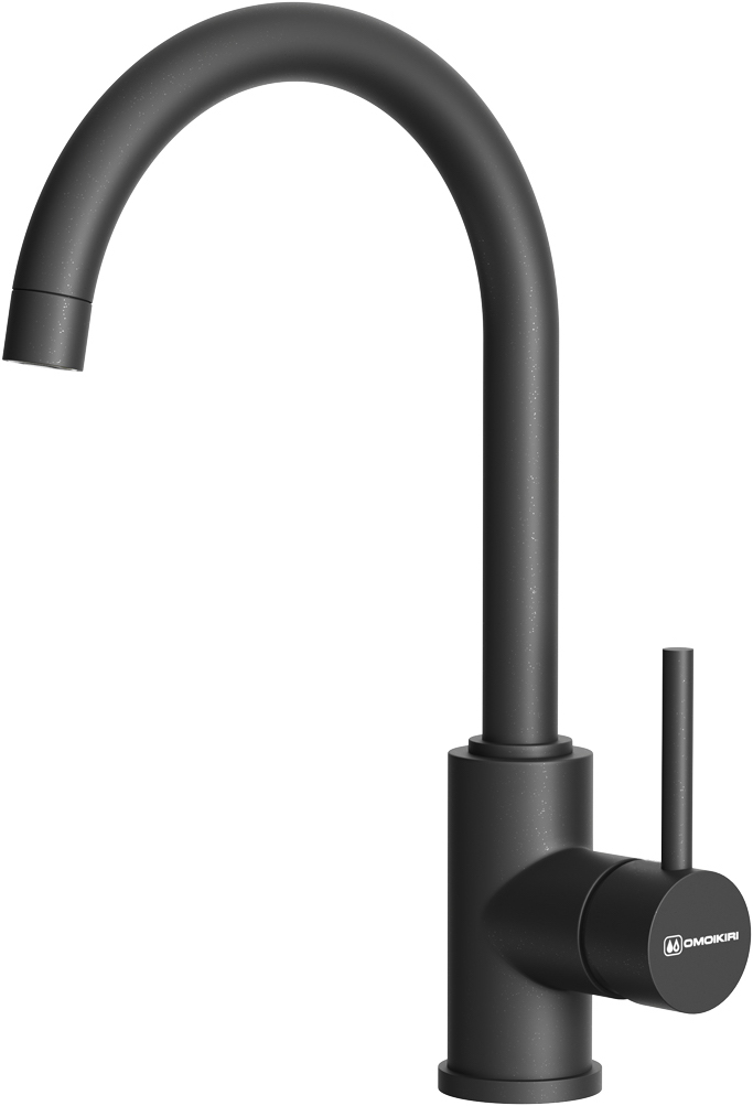 Смеситель для кухни Omoikiri Shinagawa P BL 4974106 (чёрный)