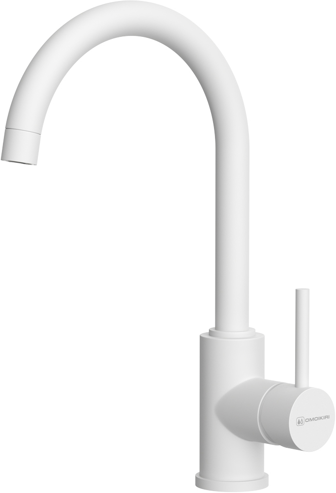 Смеситель для кухни Omoikiri Shinagawa P WH 4974108 (белый)