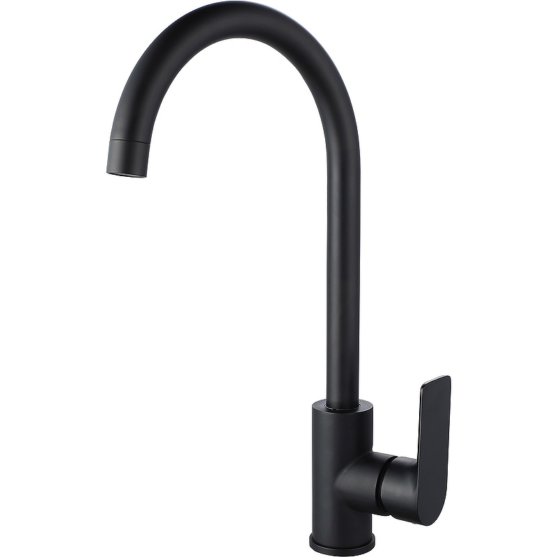 Смеситель для кухни beWash Tiere BVMM1KT357 (чёрный матовый)