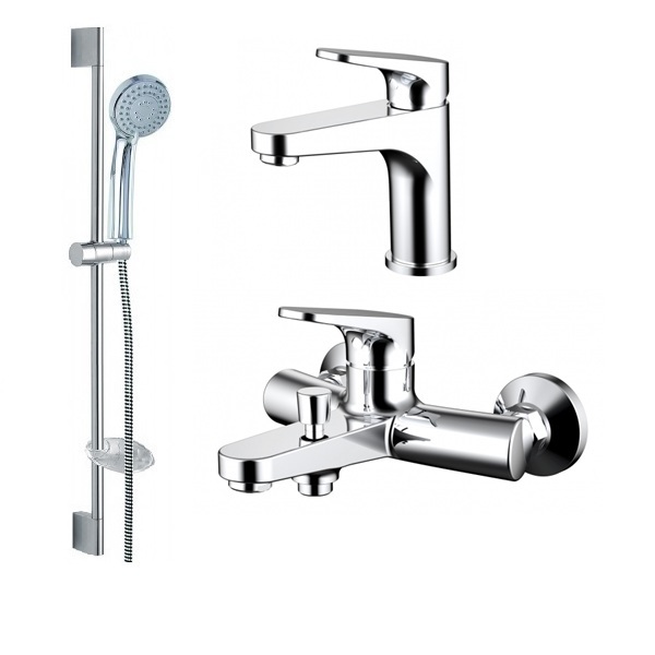 Набор смесителей Bravat Eler F00450CP 3 в 1 (хром)