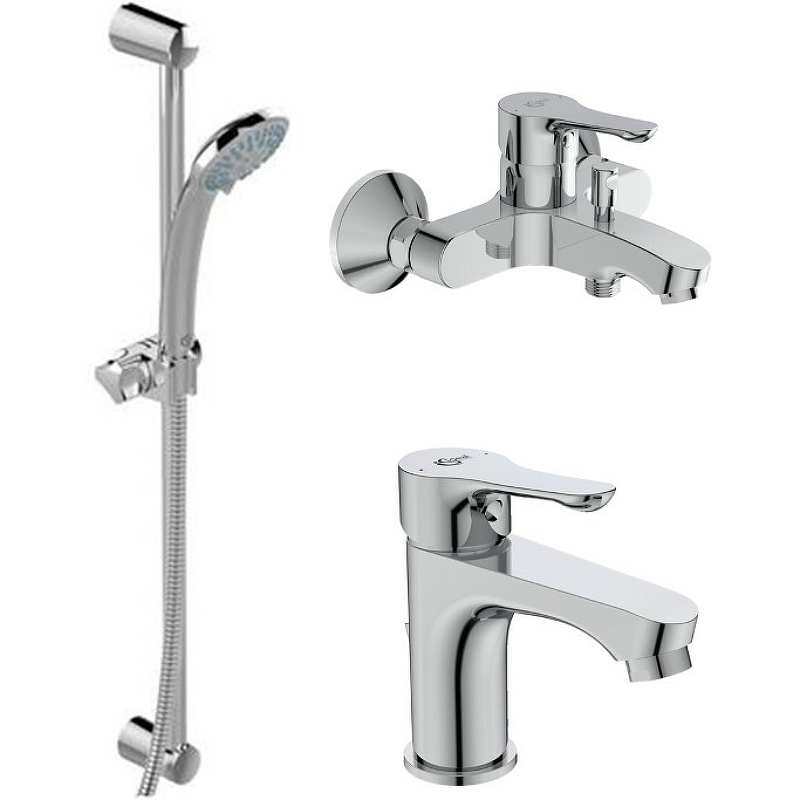 Набор смесителей Ideal Standard Alpha BD004AA (хром)