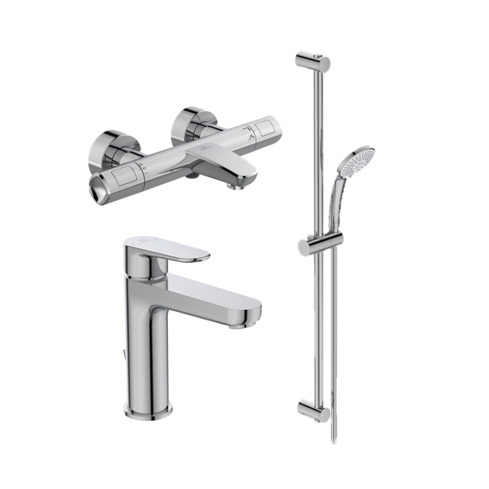 Набор смесителей Ideal Standard Ceratherm T100 BC985AA (хром)