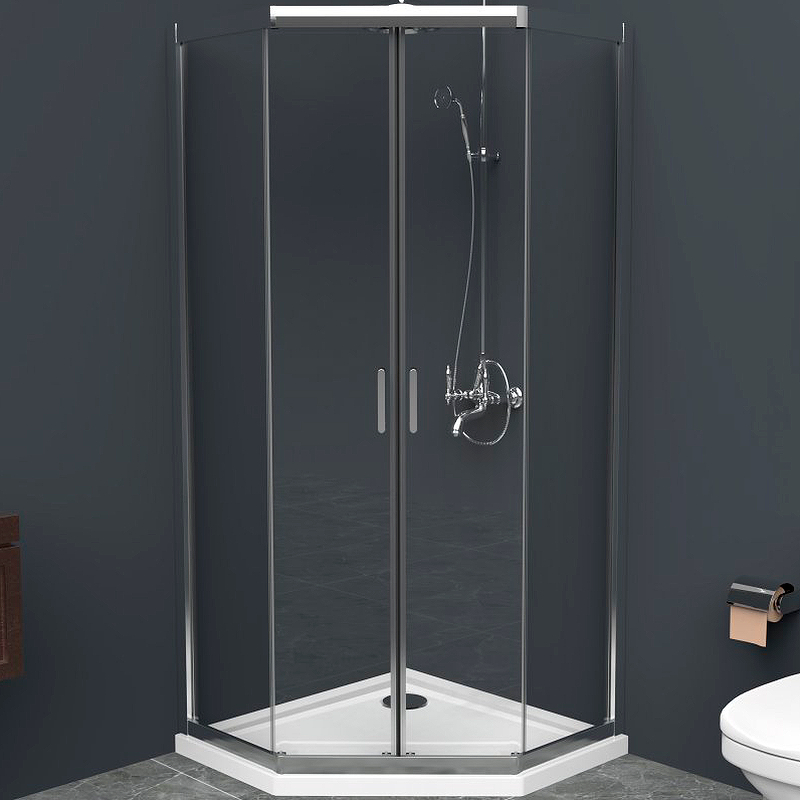 Душевой уголок BelBagno UNO-195-P-2-90-C-Cr 900*900 мм (хром/прозрачное)