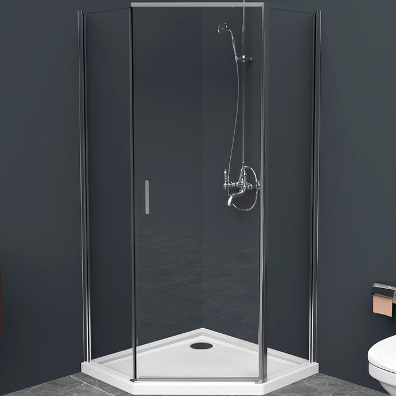 Душевой уголок BelBagno UNO-195-P-1-90-C-Cr 900*900 мм (хром/прозрачное)