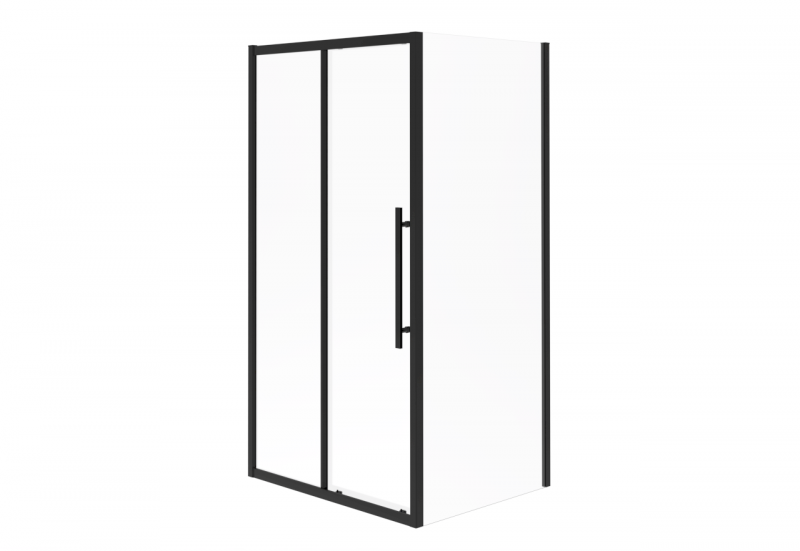 Душевой уголок Esbano FLEX ESF-108PS-B 1000*800 мм (чёрный матовый/прозрачное)