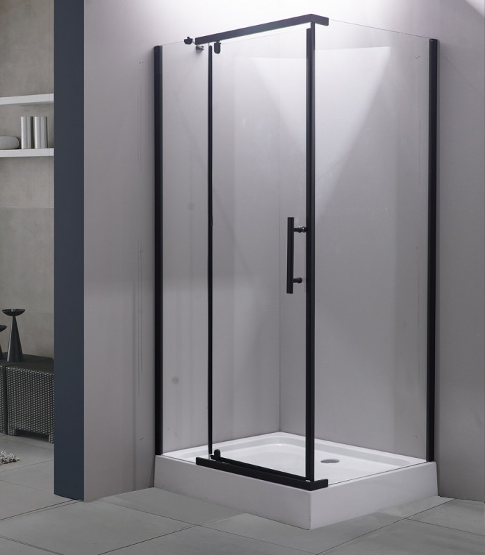Душевой уголок Esbano ESR-7180B 1200*800 мм (чёрный матовый/прозрачное)