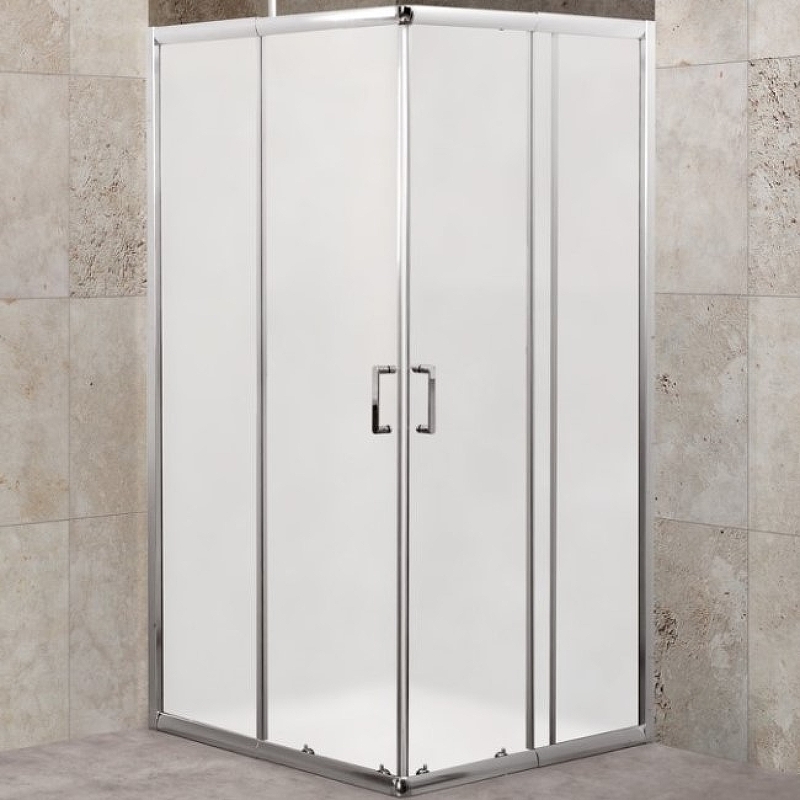 Душевой уголок BelBagno UNIQUE-A-2-85/100-M-Cr 850*1000 мм (хром/матовое)
