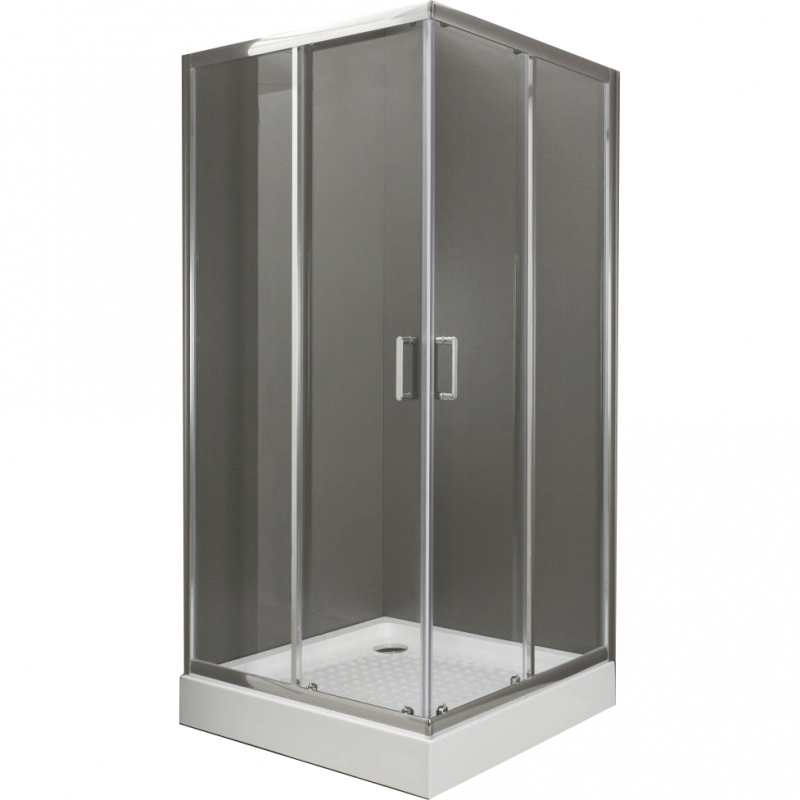 Душевой уголок BelBagno UNO-195-A-2-90-C-Cr 900*900 мм (хром/прозрачное)