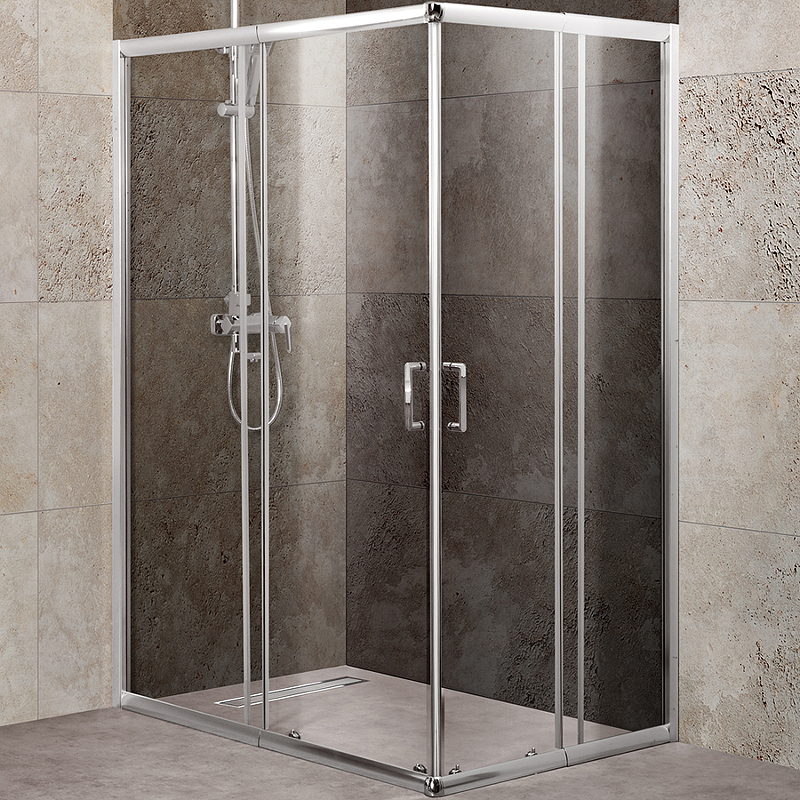 Душевой уголок BelBagno UNIQUE-AH-2-100/115-75/90-C-Cr 1150*900 мм (хром/прозрачное)