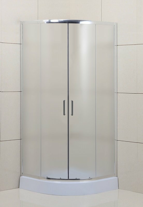 Душевой уголок BelBagno UNO-195-R-2-80-P-Cr 800*800 мм (хром/рифленое)