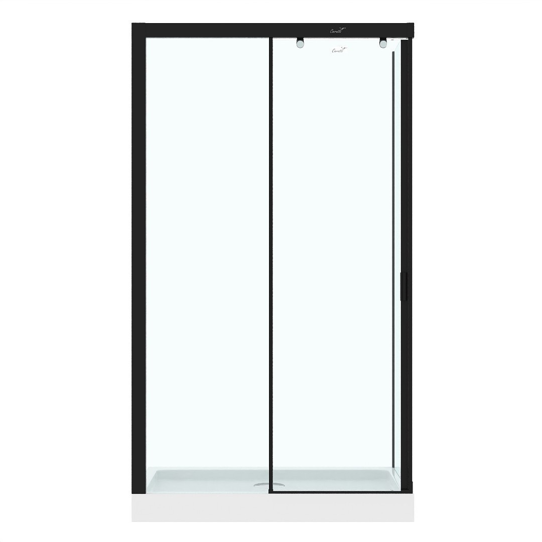 Душевой уголок Cerutti SPA MARBELLA120B-L 1200*800 мм (чёрный/прозрачное)